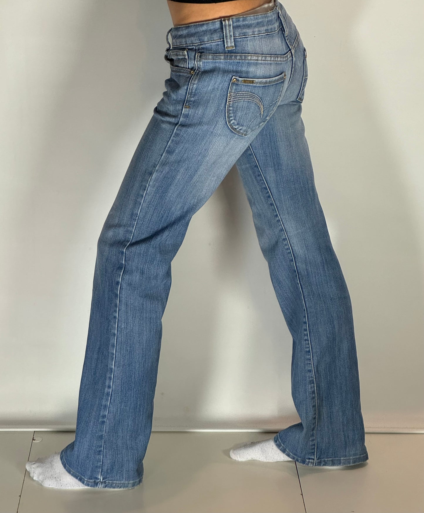 Lågmidjade jeans stl: S