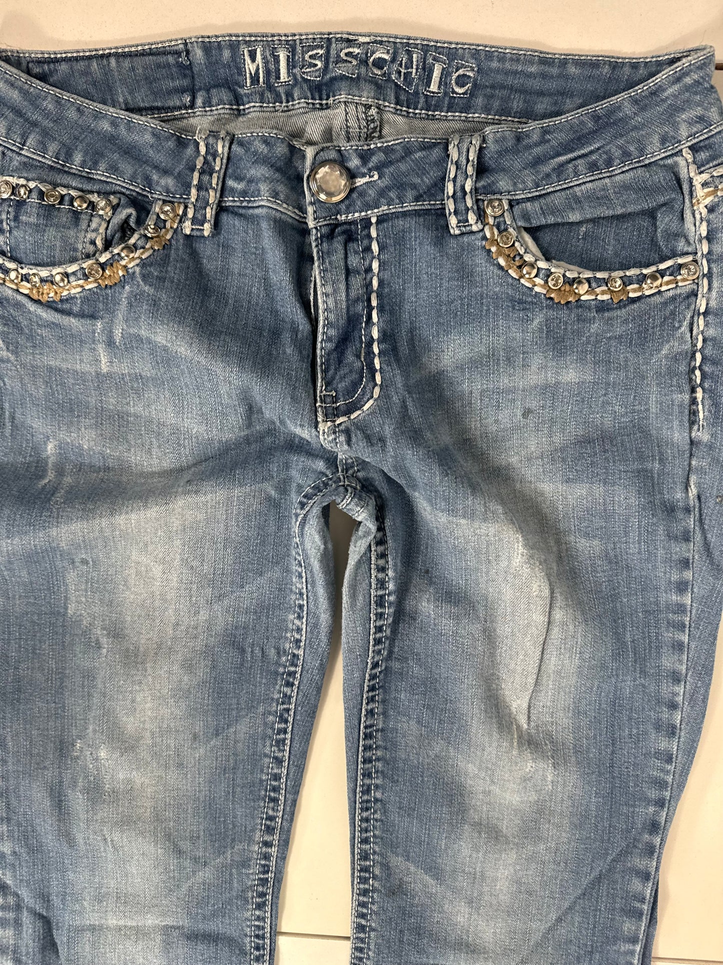 Lågmidjade jeans stl: M