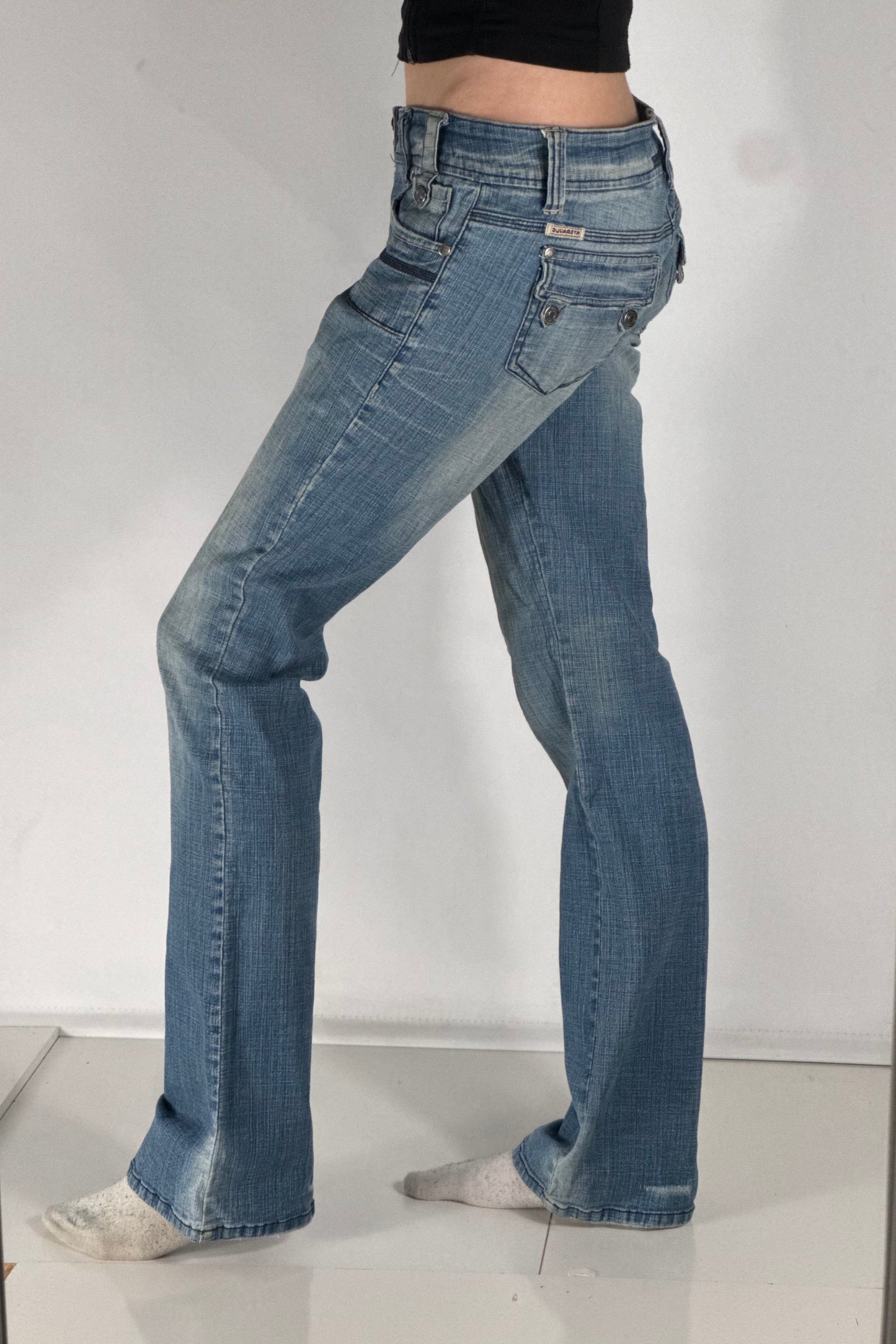 Lågmidjade jeans stl: M