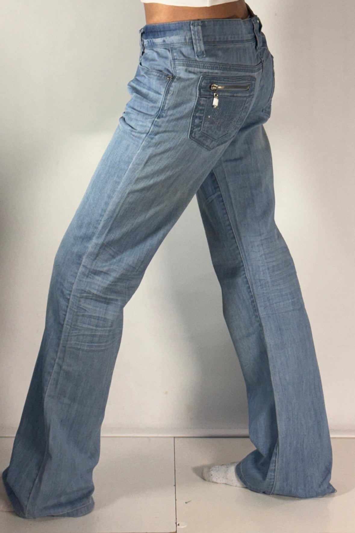 Lågmidjade jeans stl: XS
