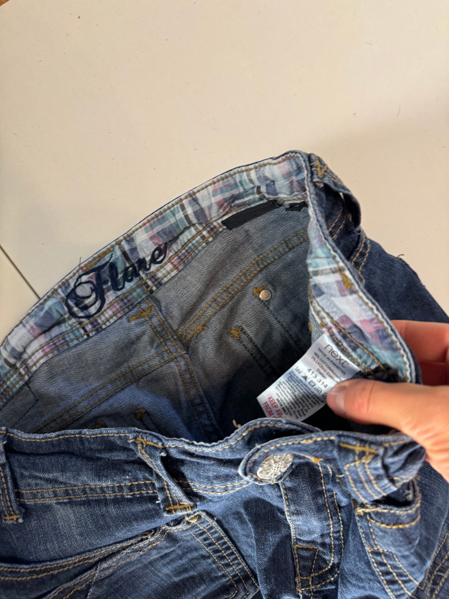 Lågmidjade jeans stl: M