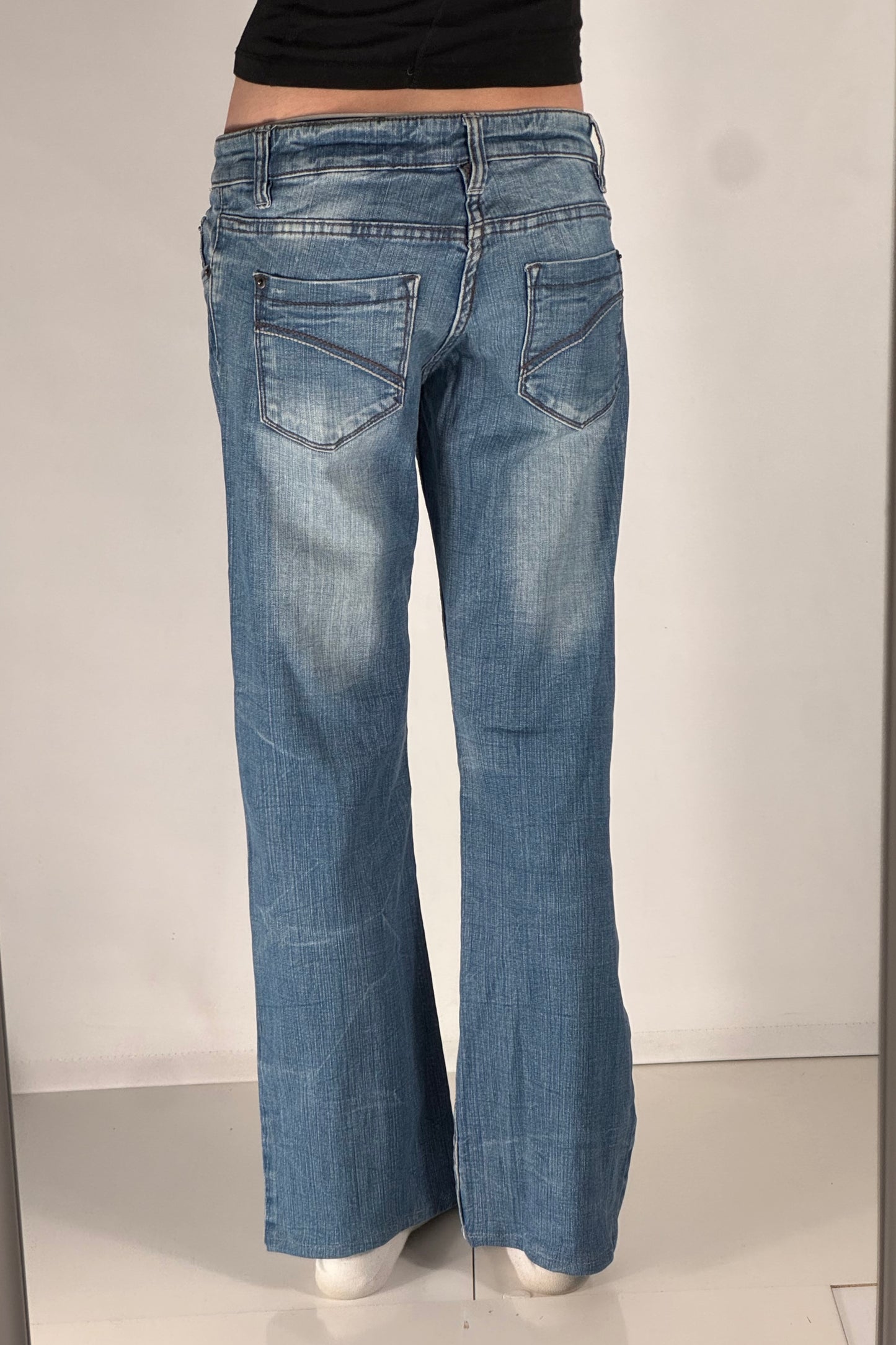 Lågmidjade jeans stl: S