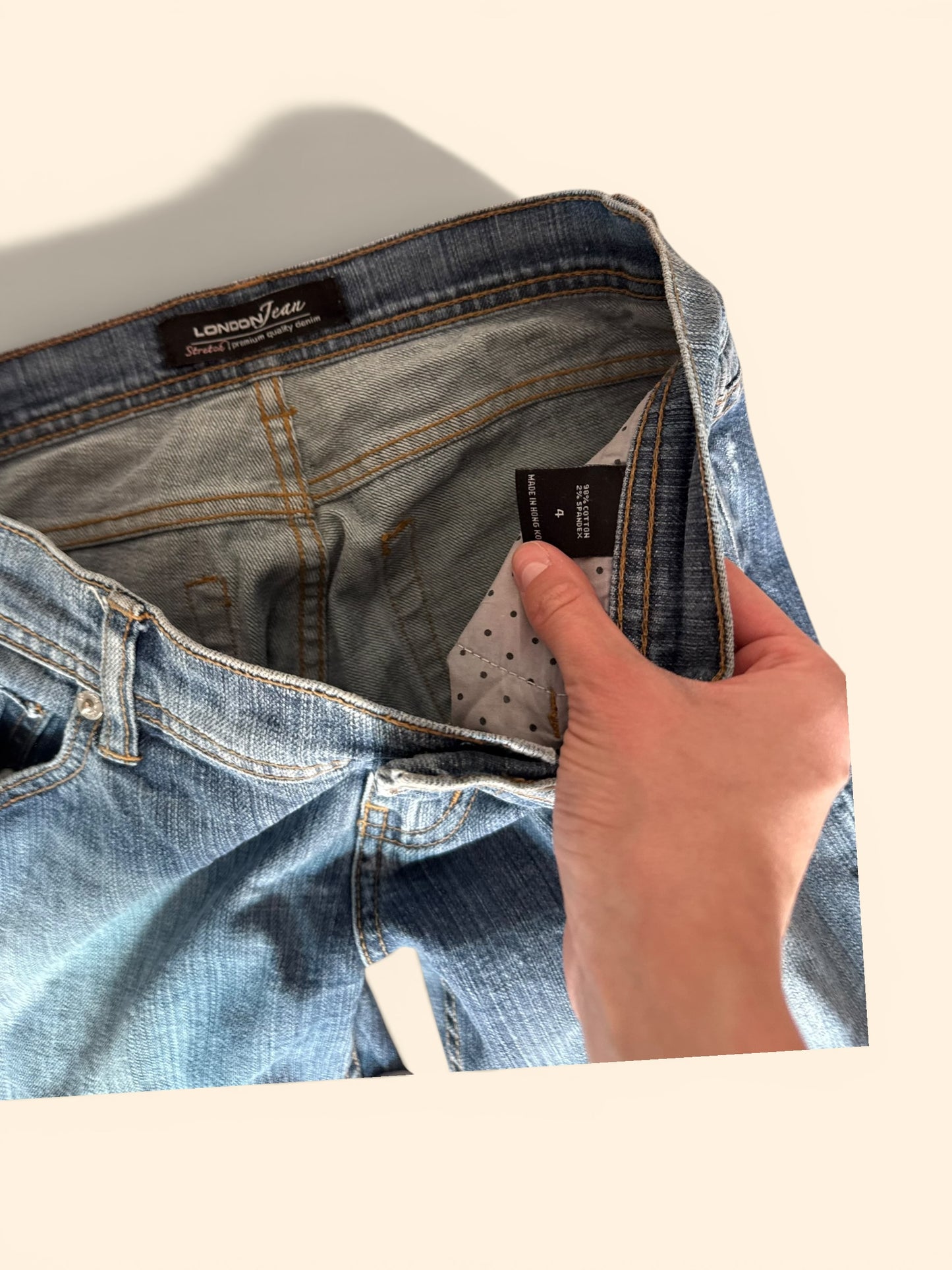Lågmidjade jeans stl: S