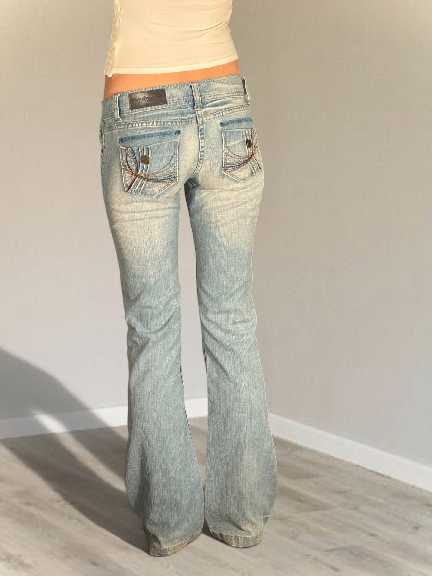 Lågmidjade jeans stl: XS