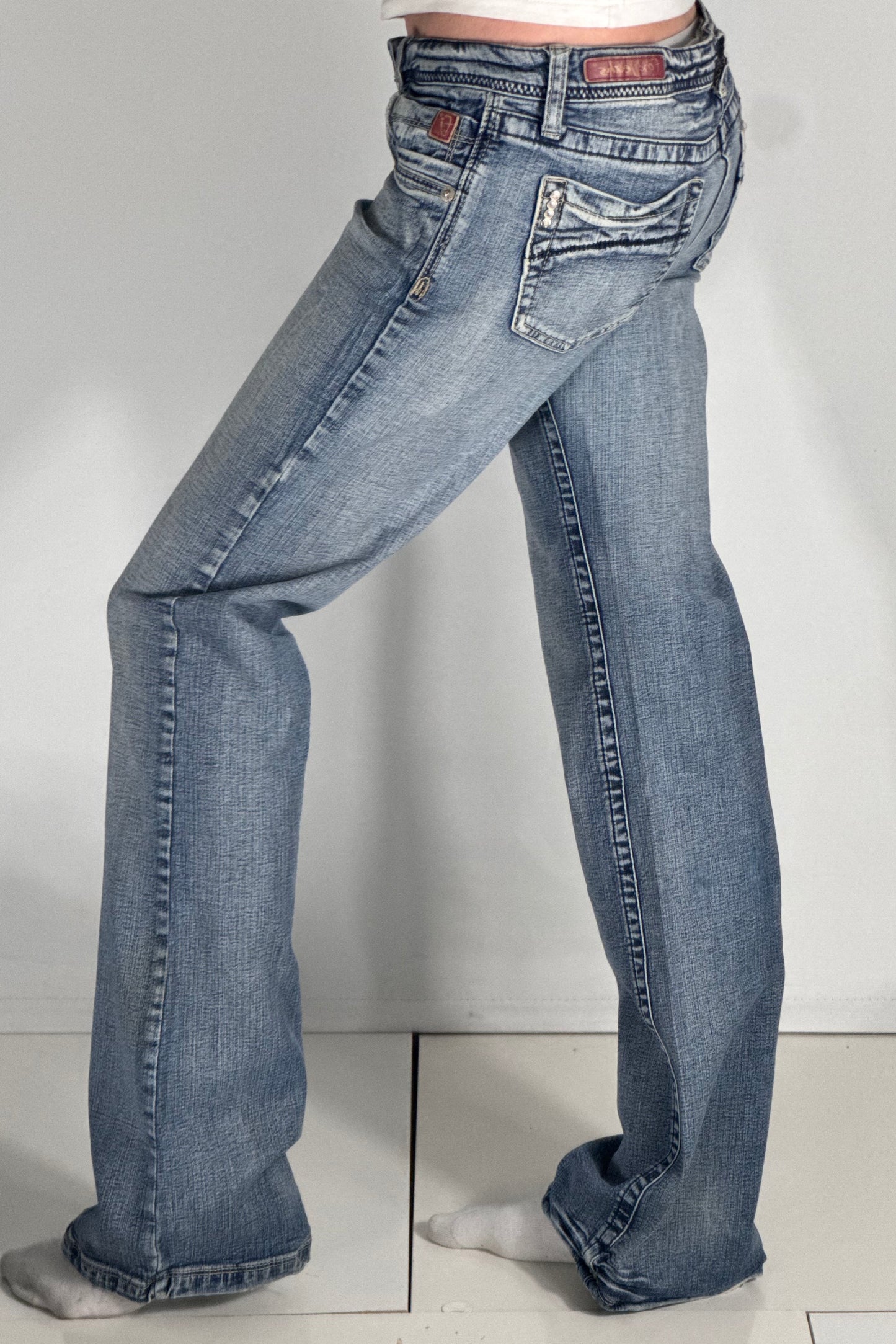 Lågmidjade jeans stl: S