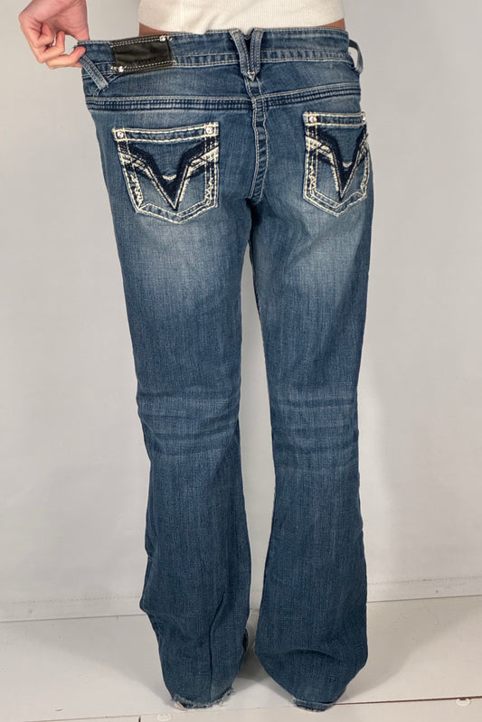 Lågmidjade jeans stl: L