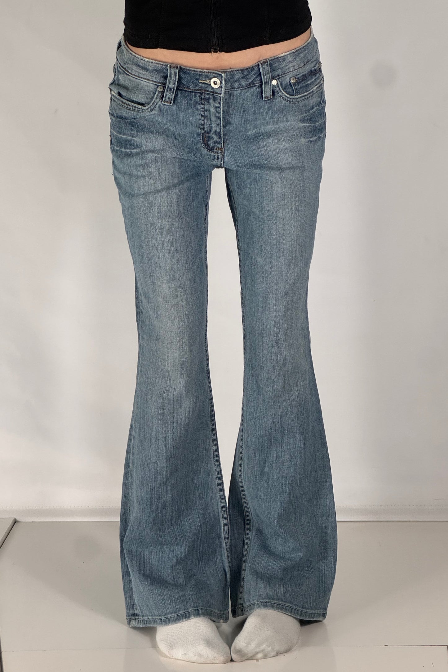 Lågmidjade jeans stl: S