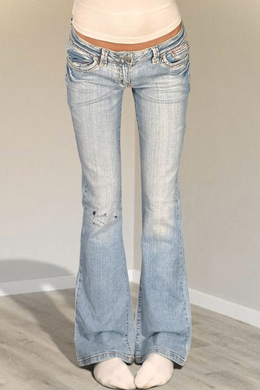 Lågmidjade jeans stl: S