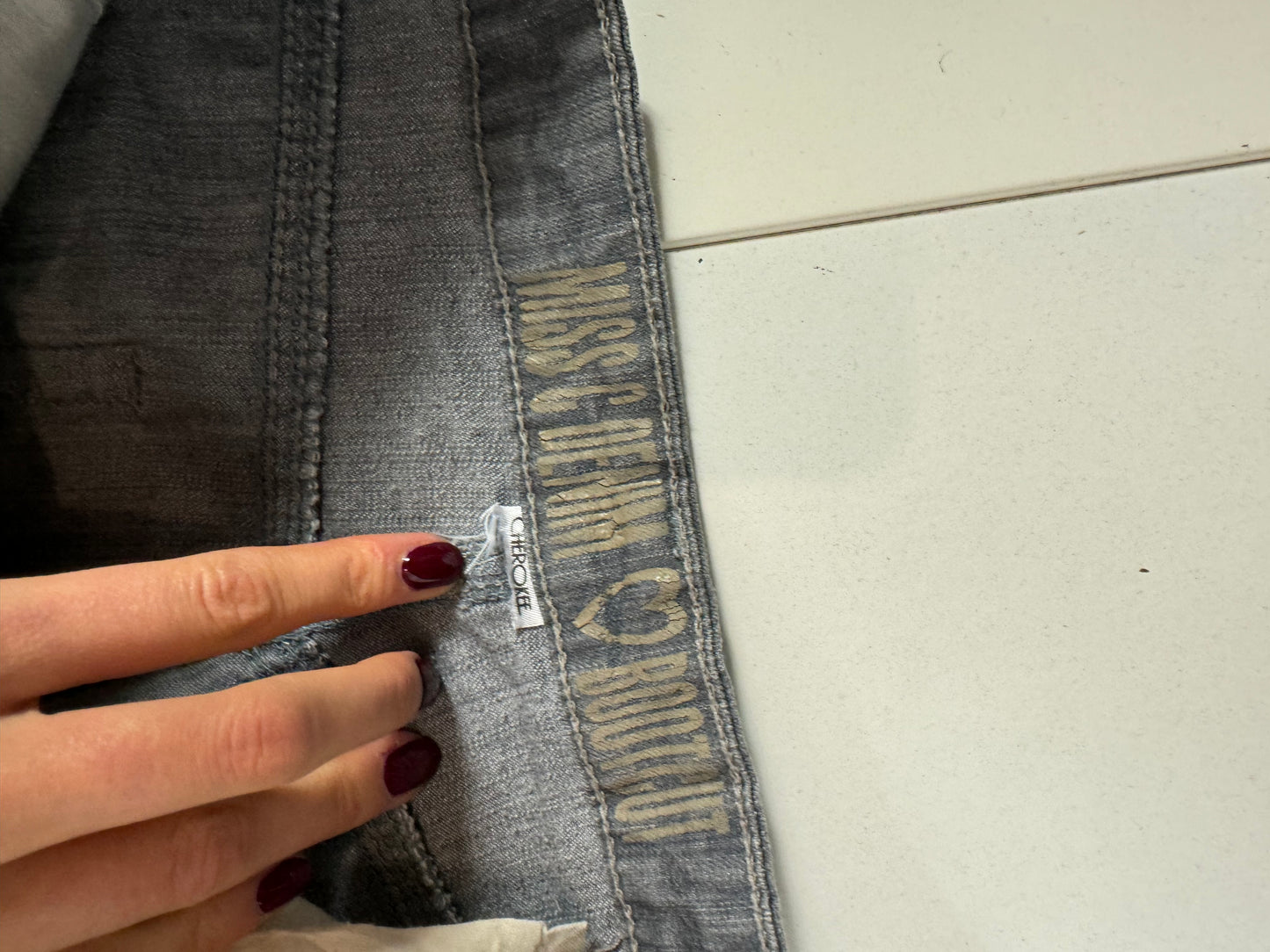 Lågmidjade jeans stl: XS