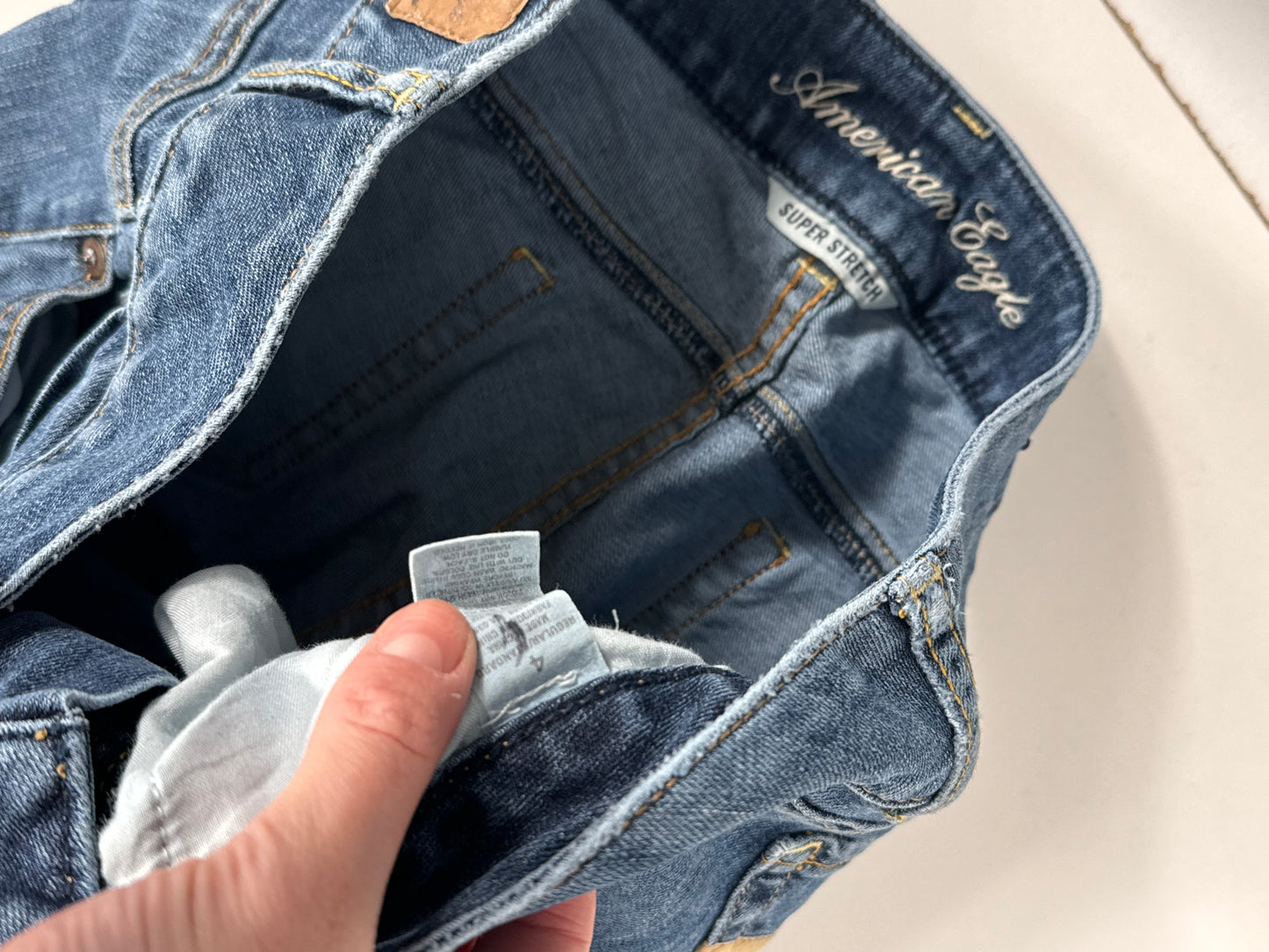 Lågmidjade jeans stl: S