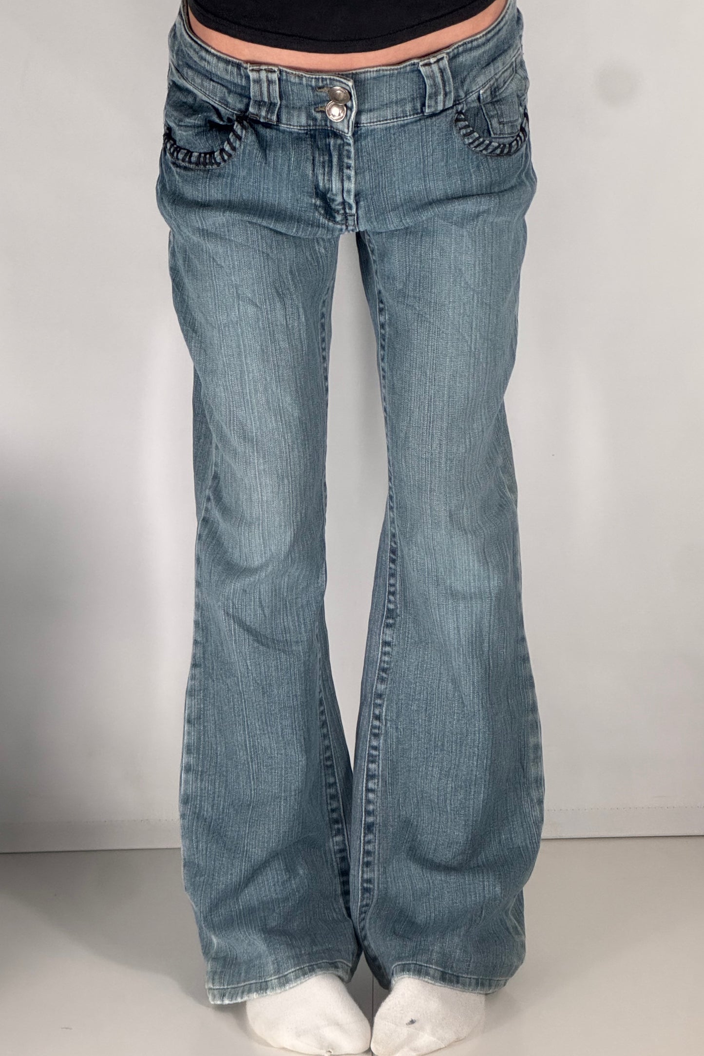 Lågmidjade jeans stl: S
