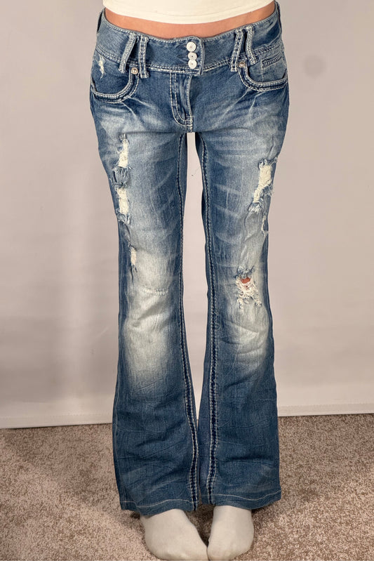 Lågmidjade jeans stl: M