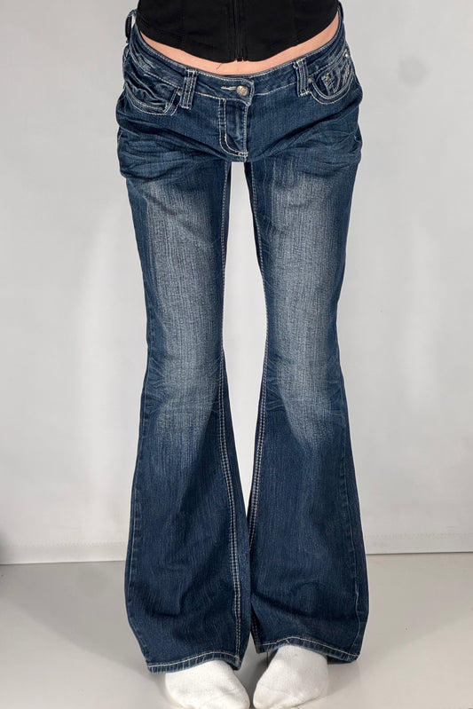 Lågmidjade jeans stl: M