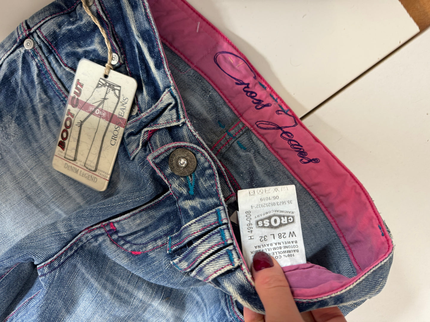 Lågmidjade jeans stl: XS