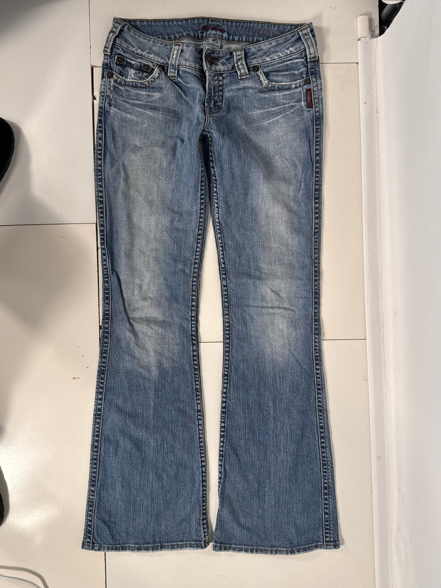 Lågmidjade jeans stl: M