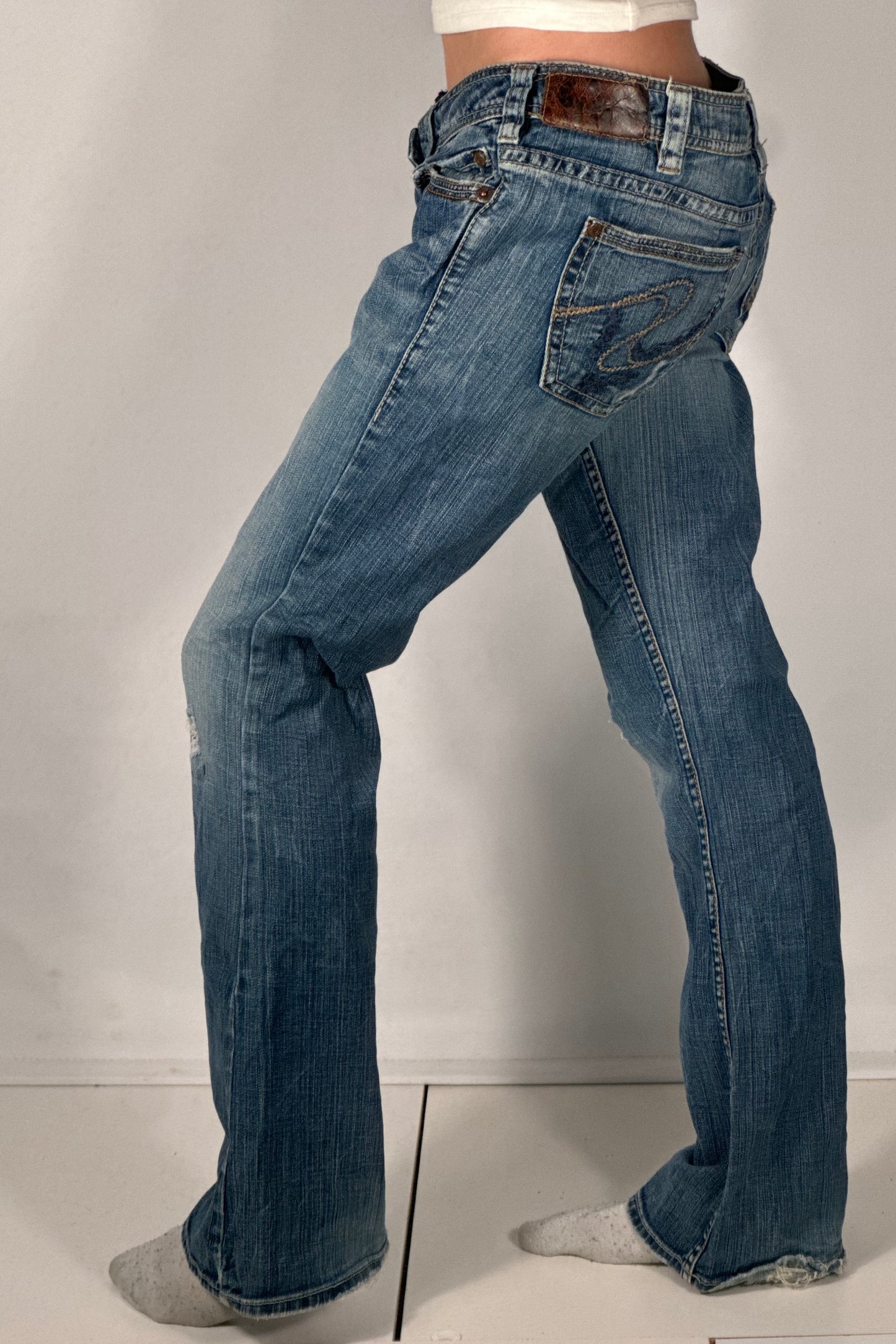 Lågmidjade jeans stl: M