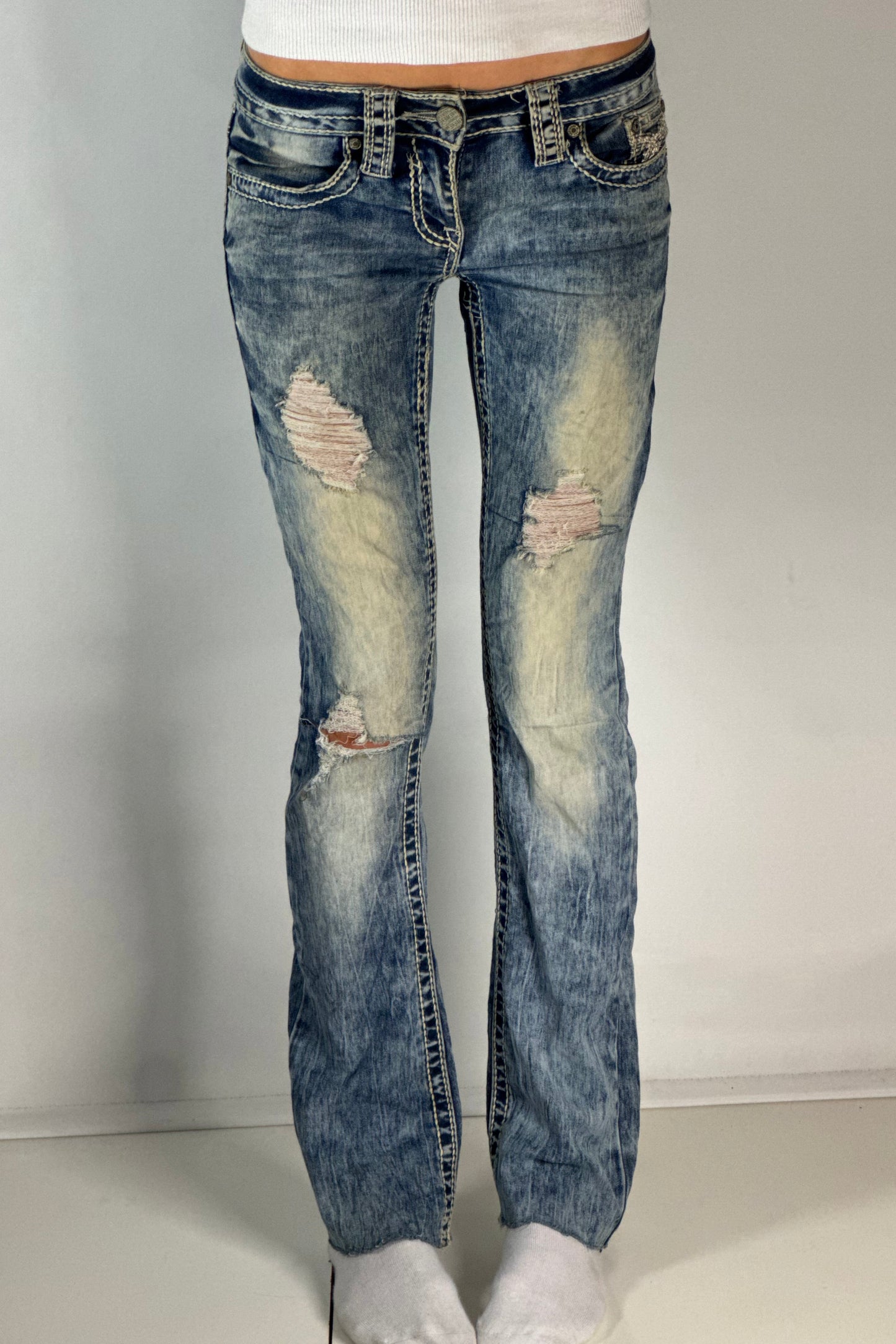 Lågmidjade jeans stl: XS