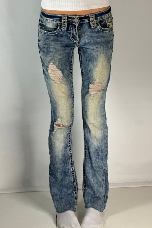Lågmidjade jeans stl: XS