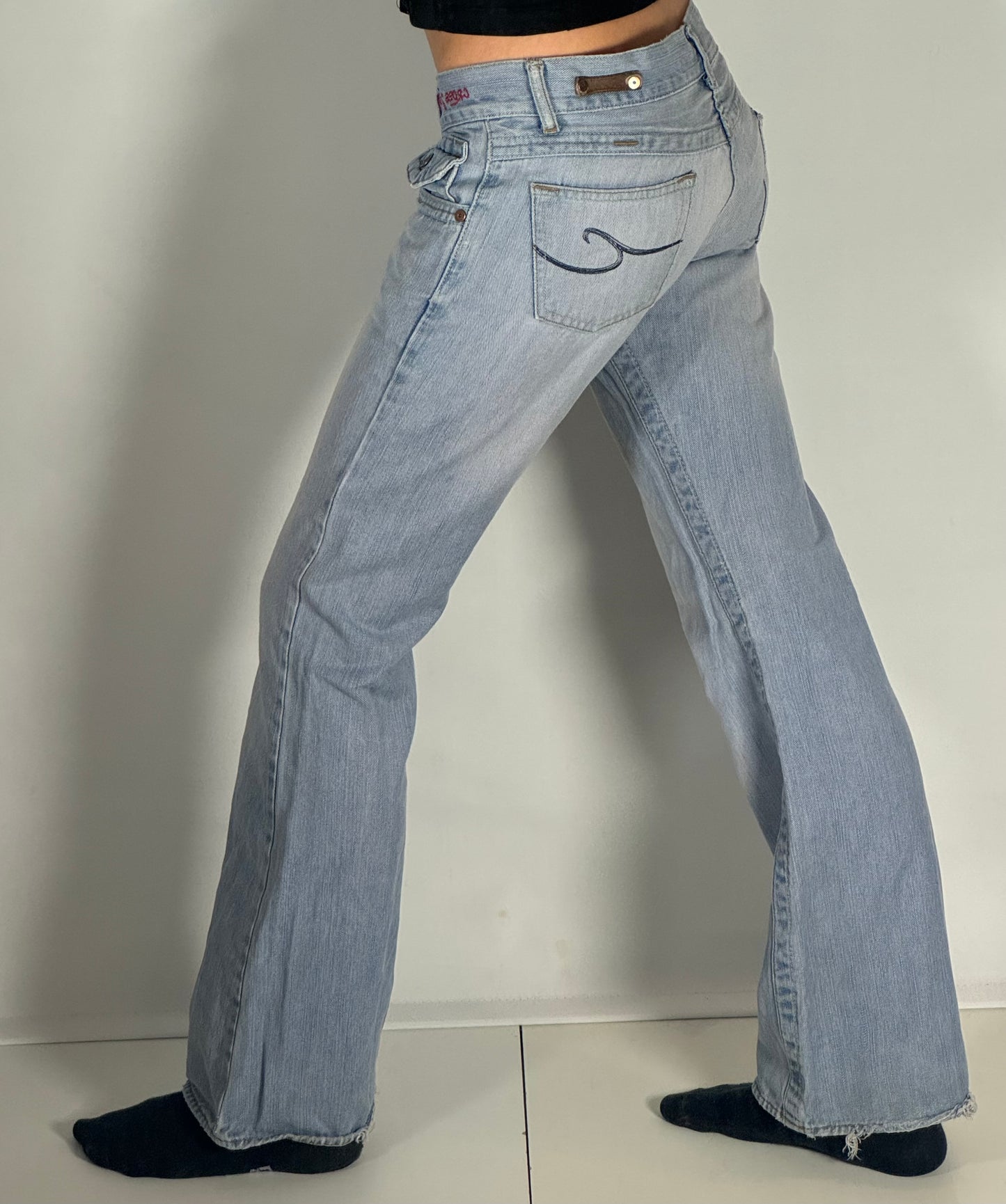 Lågmidjade jeans stl: S