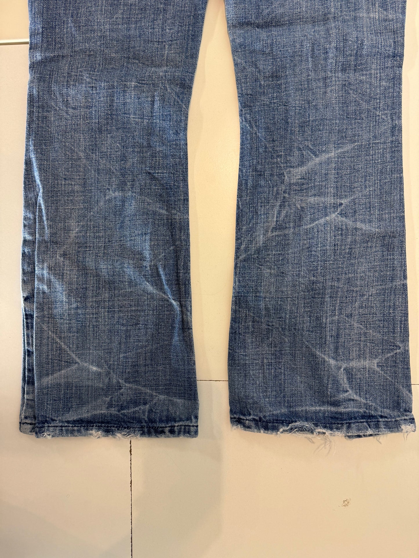 Lågmidjade jeans–stl: S