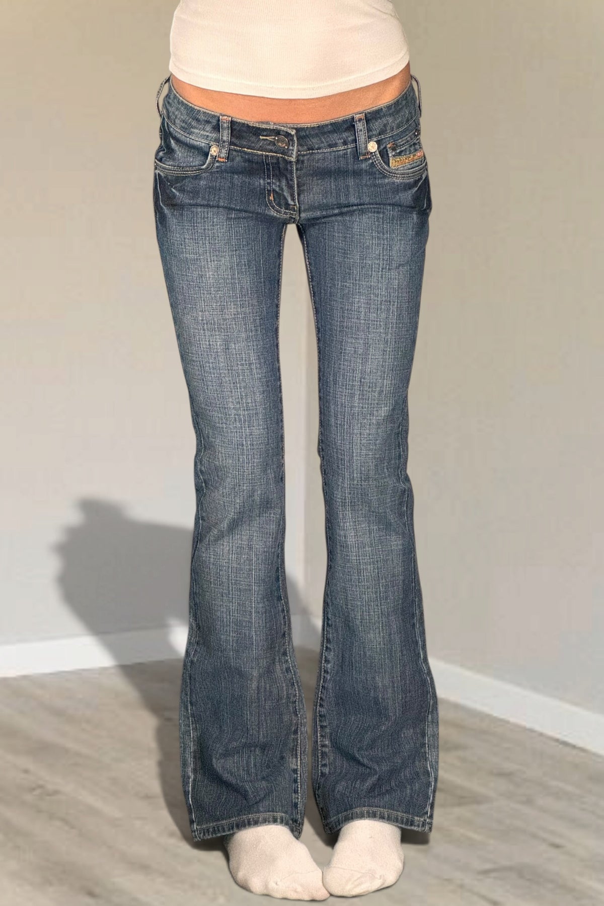 Lågmidjade jeans stl: S