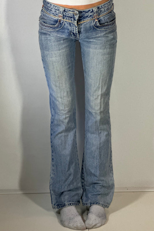 Lågmidjade jeans stl: XS