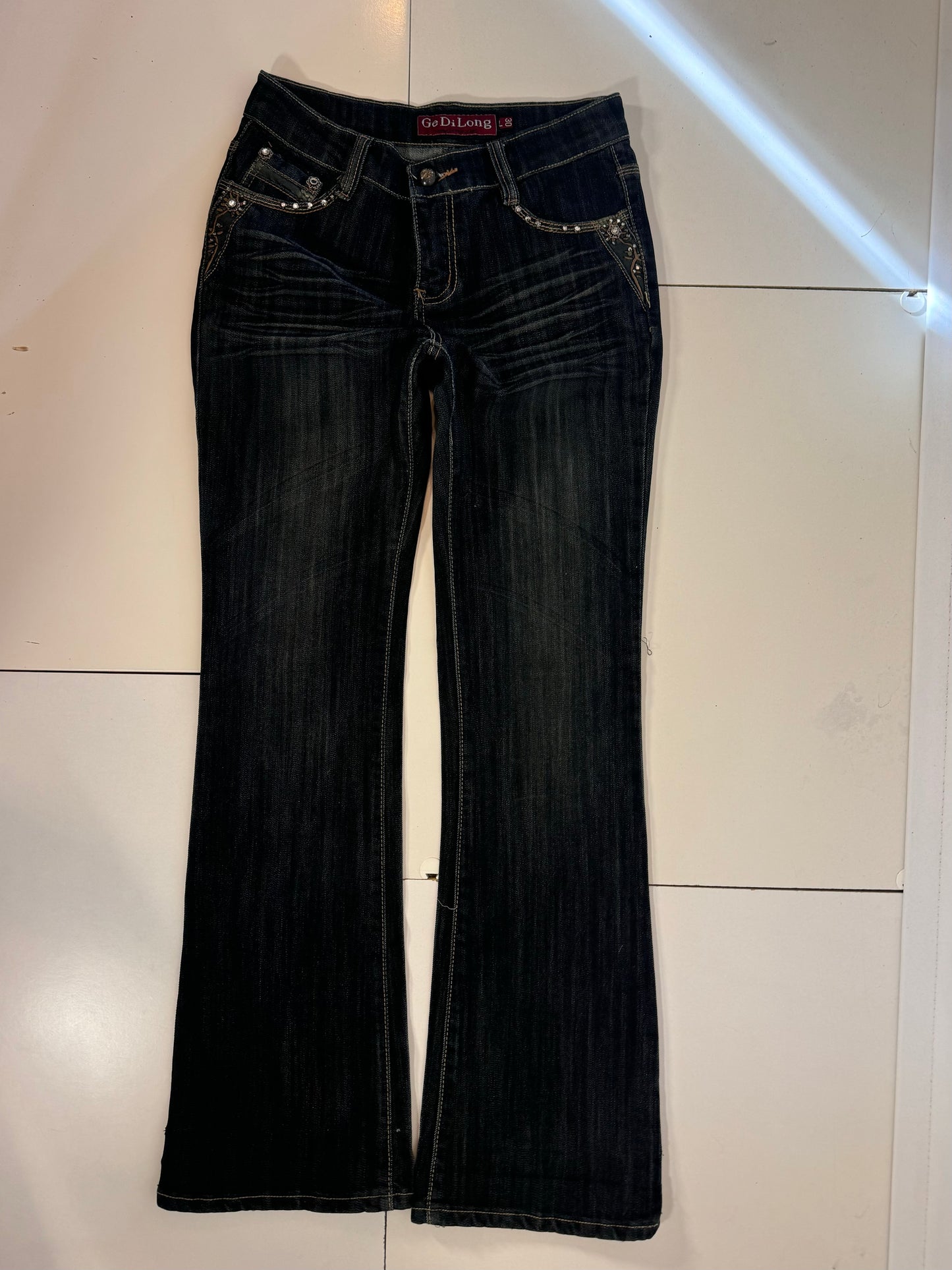 Lågmidjade jeans stl: