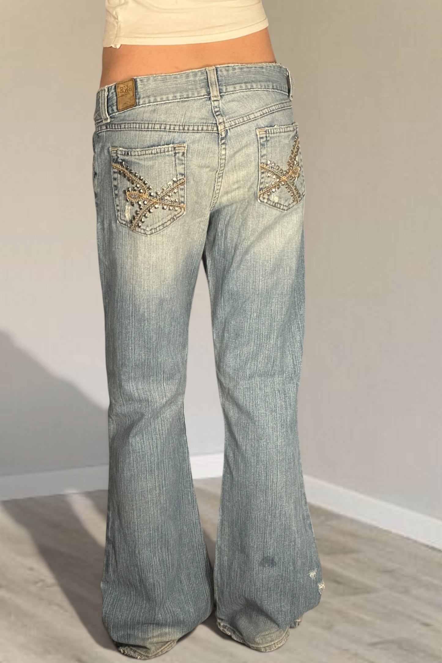 Lågmidjade jeans stl: M