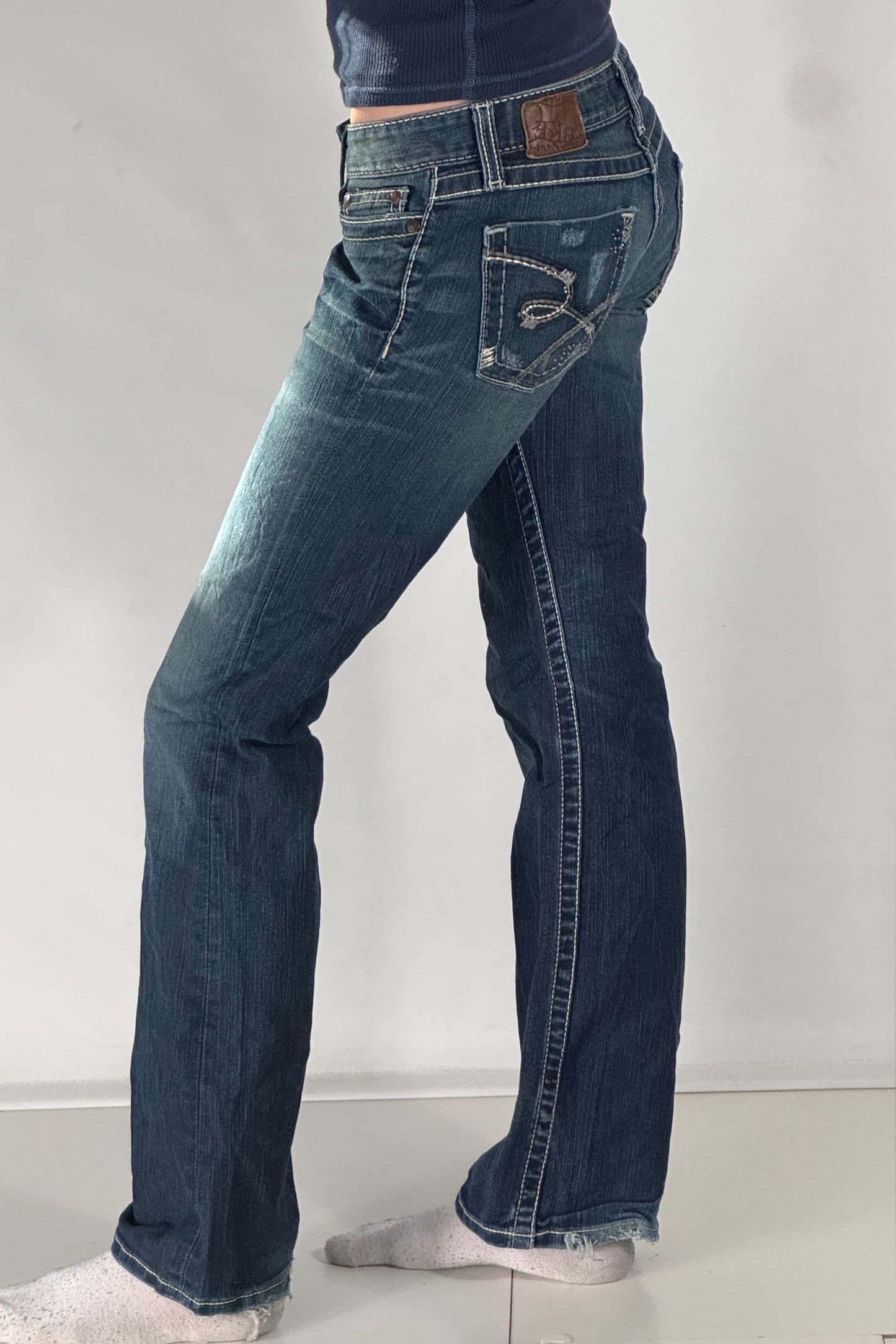 Lågmidjade jeans stl: XS