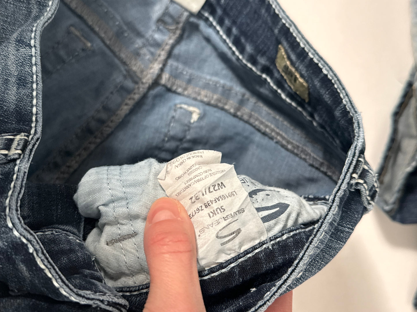 Lågmidjade jeans stl: XS