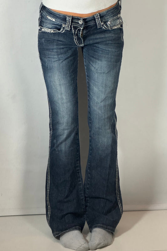 Lågmidjade jeans stl: S