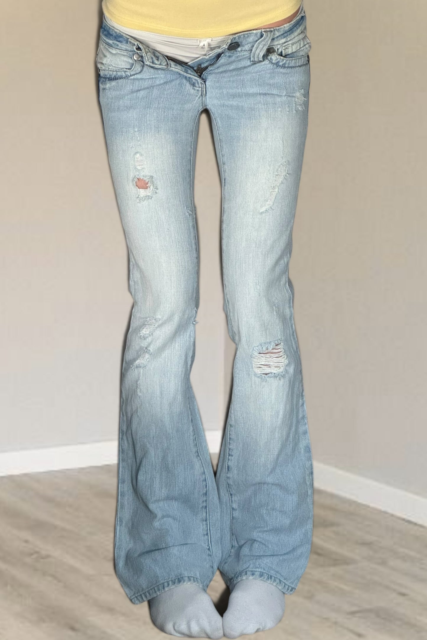 Lågmidjade jeans stl: XXXS