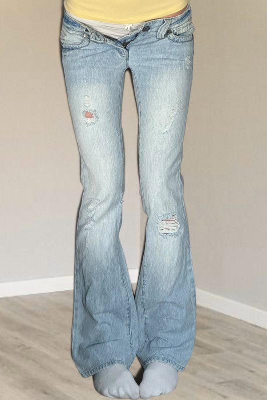 Lågmidjade jeans stl: XXXS