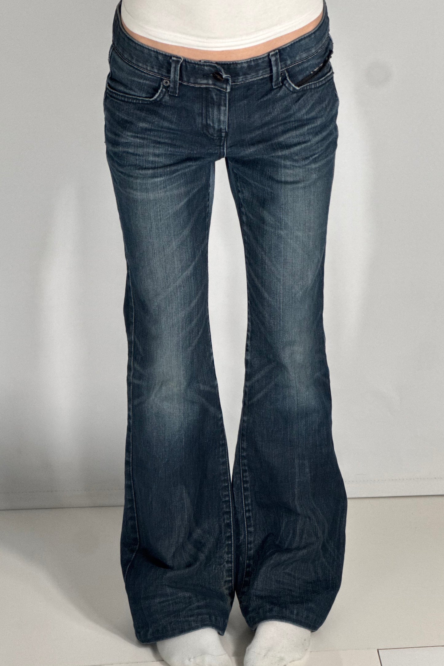 Lågmidjade jeans stl: S