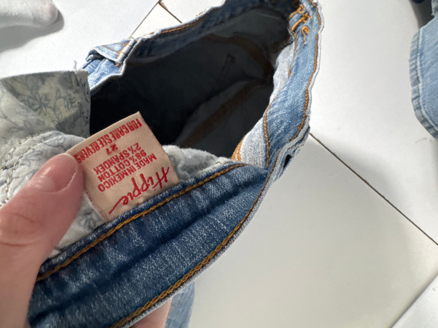 Lågmidjade jeans stl: XXS