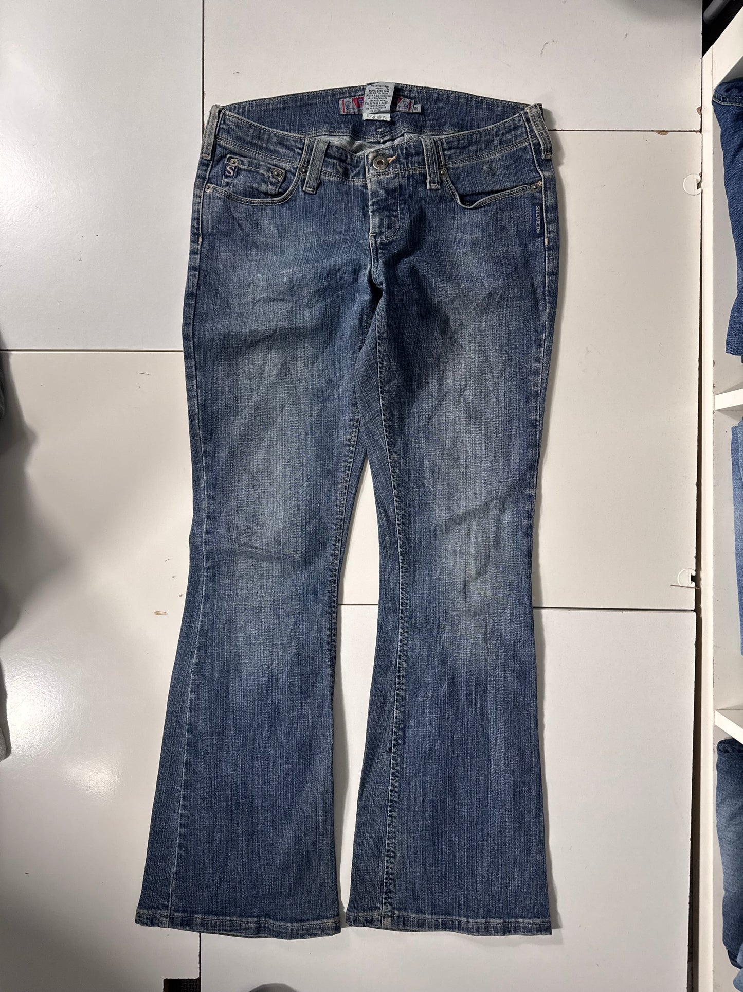 Lågmidjade jeans stl: S