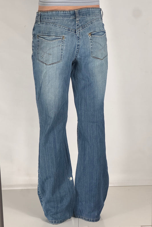 Lavtaljede jeans str: M
