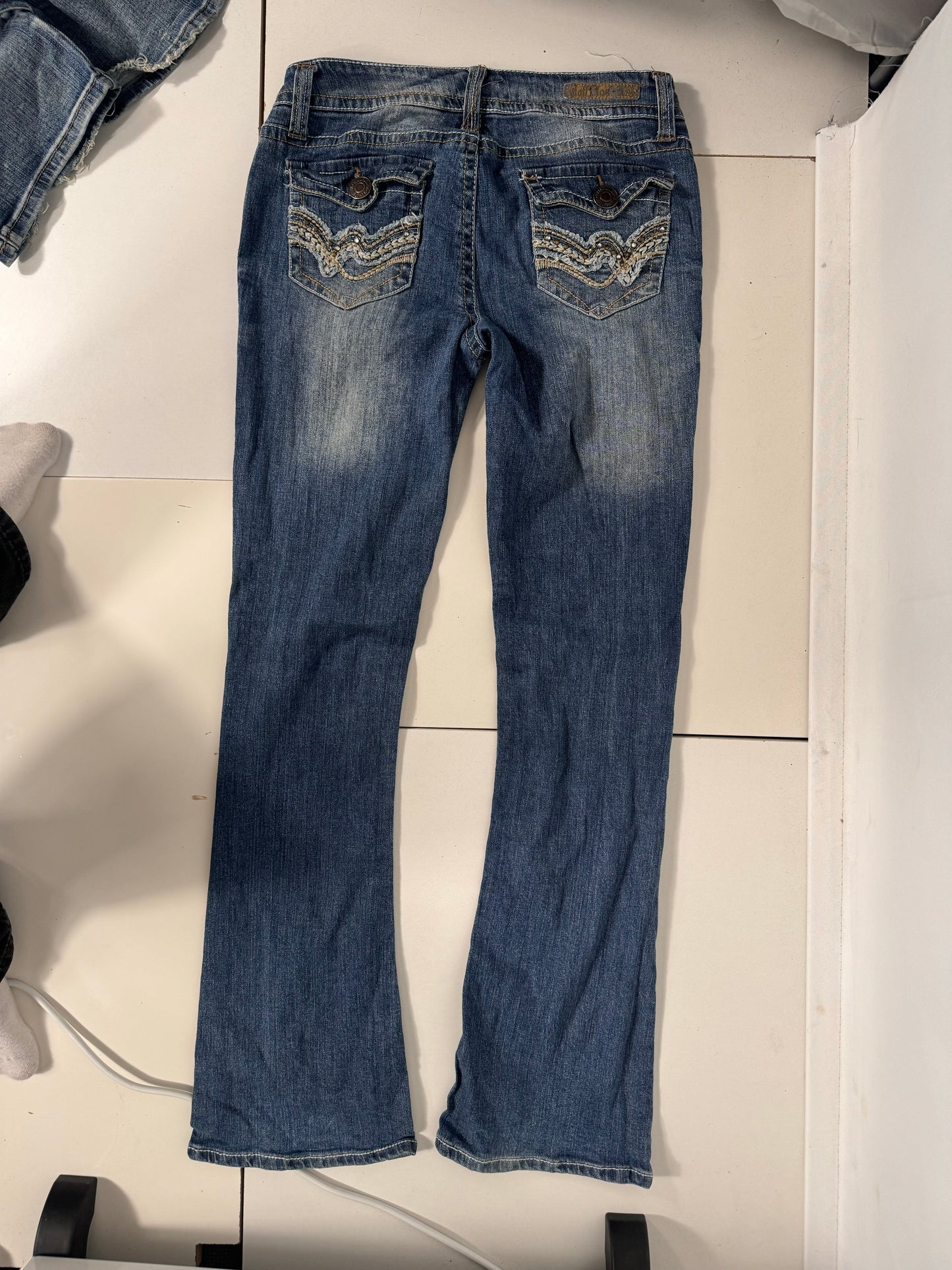 Lågmidjade jeans stl: S