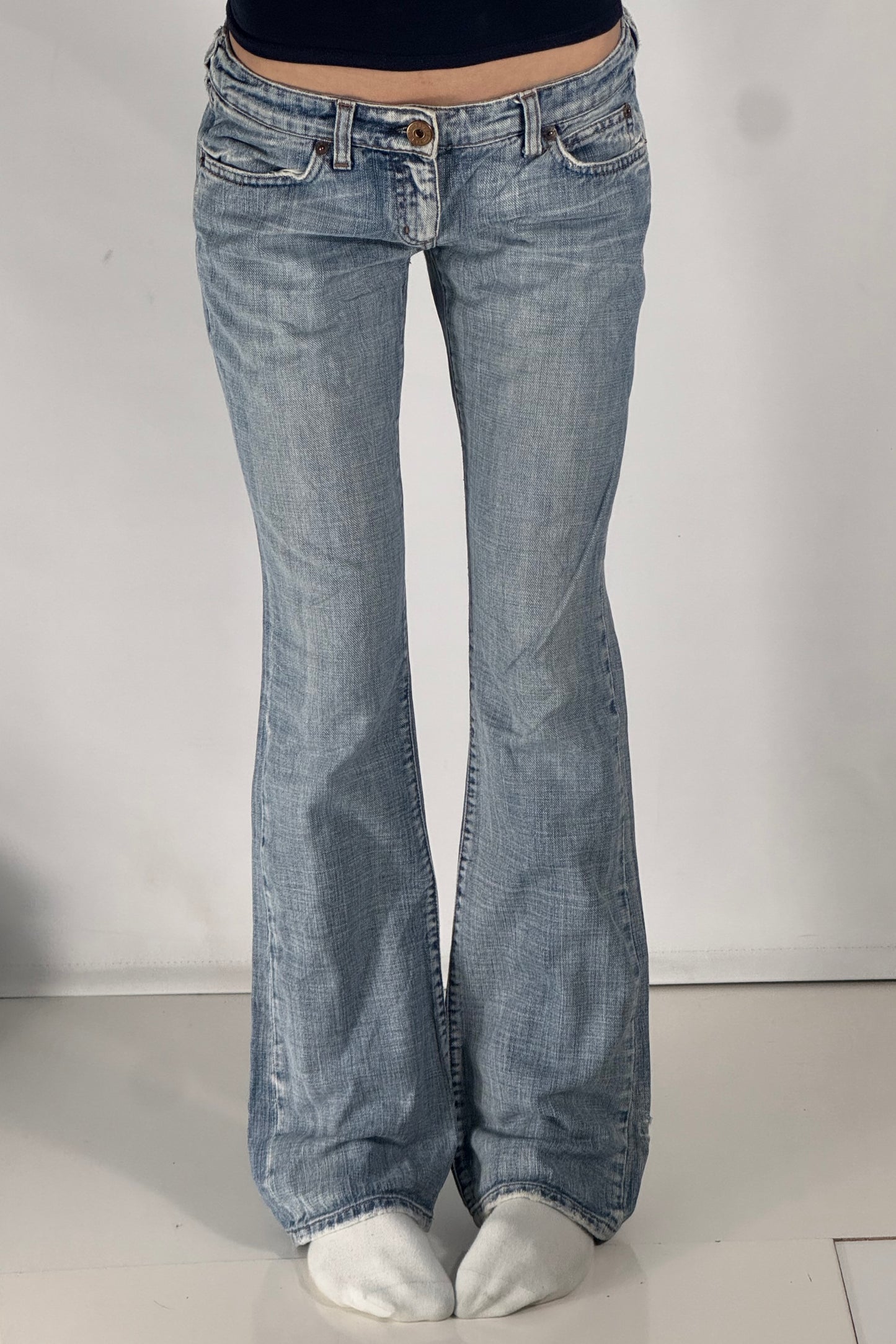 Lågmidjade jeans stl: XS/S