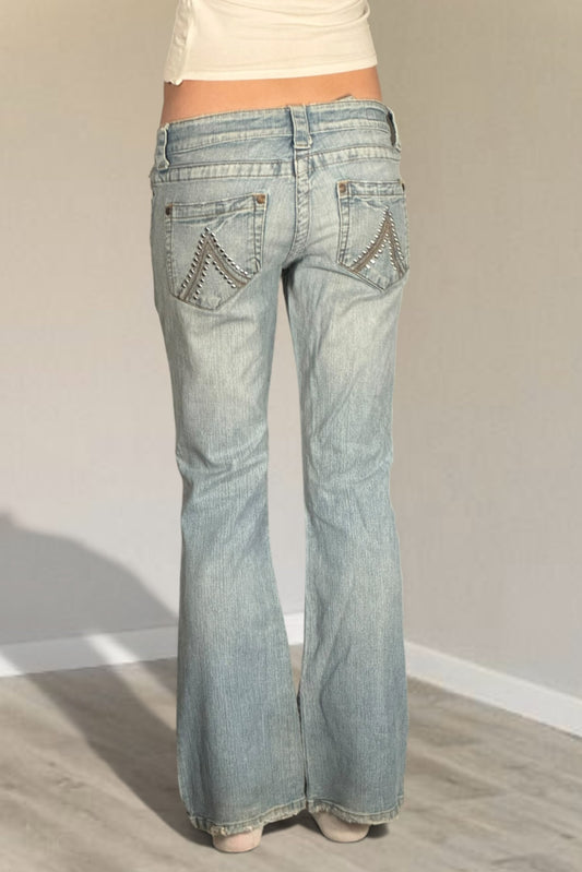 Lågmidjade jeans stl: XS/S