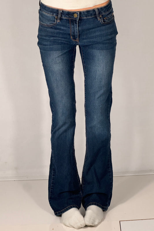 Lavtaljede jeans str: S