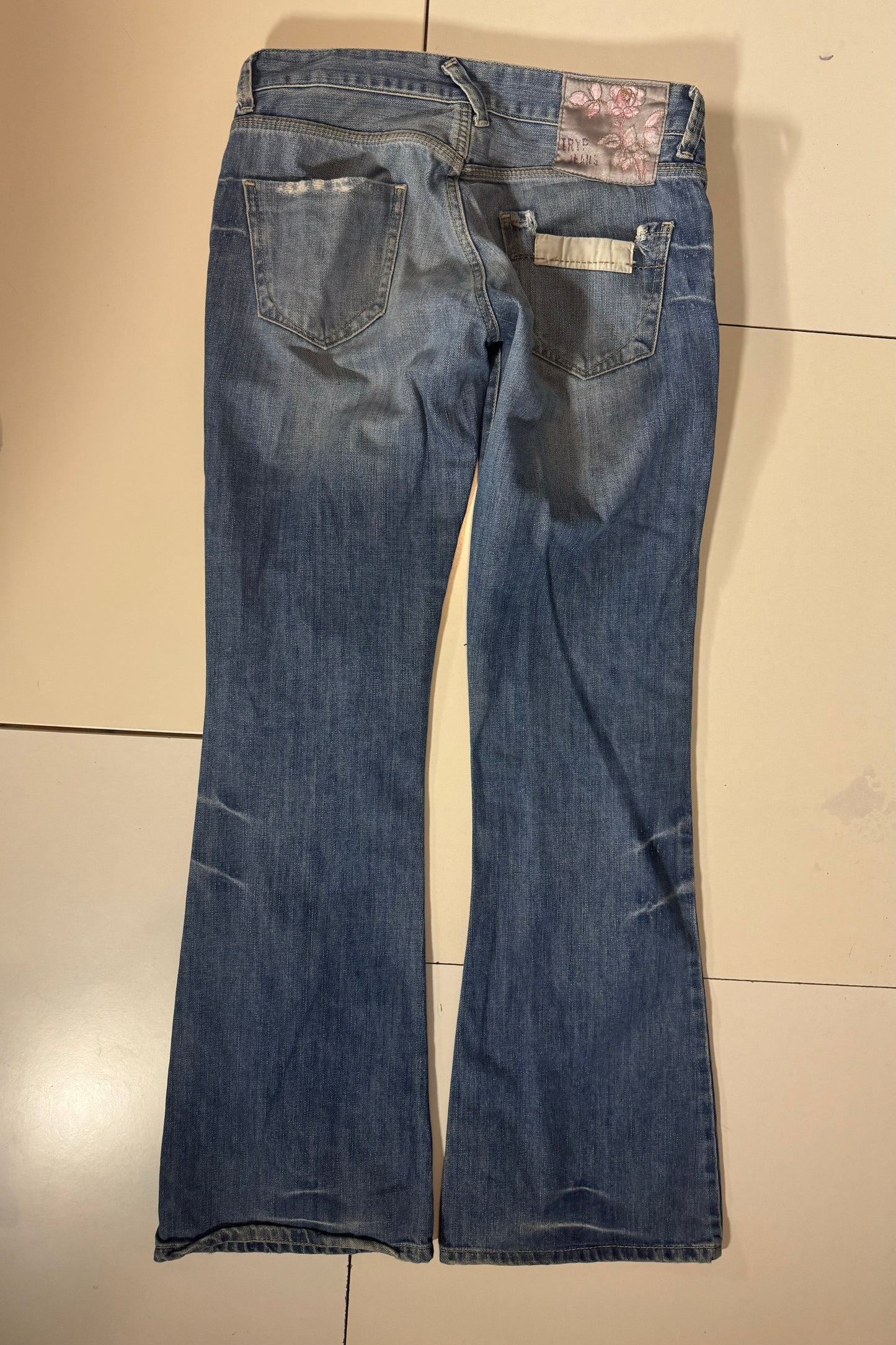 Lågmidjade jeans stl: S