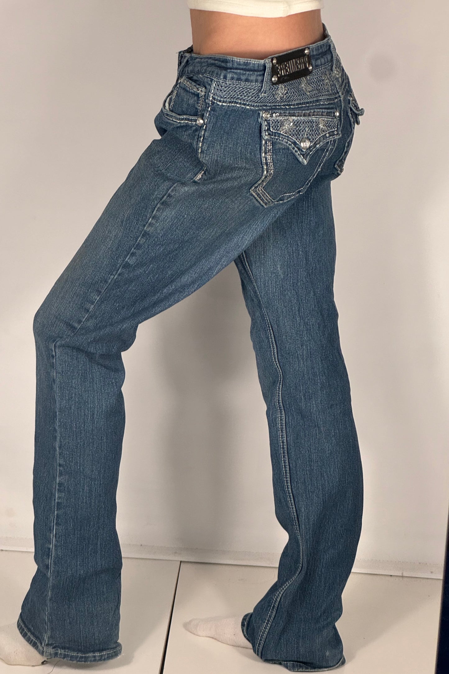 Lågmidjade jeans stl: L