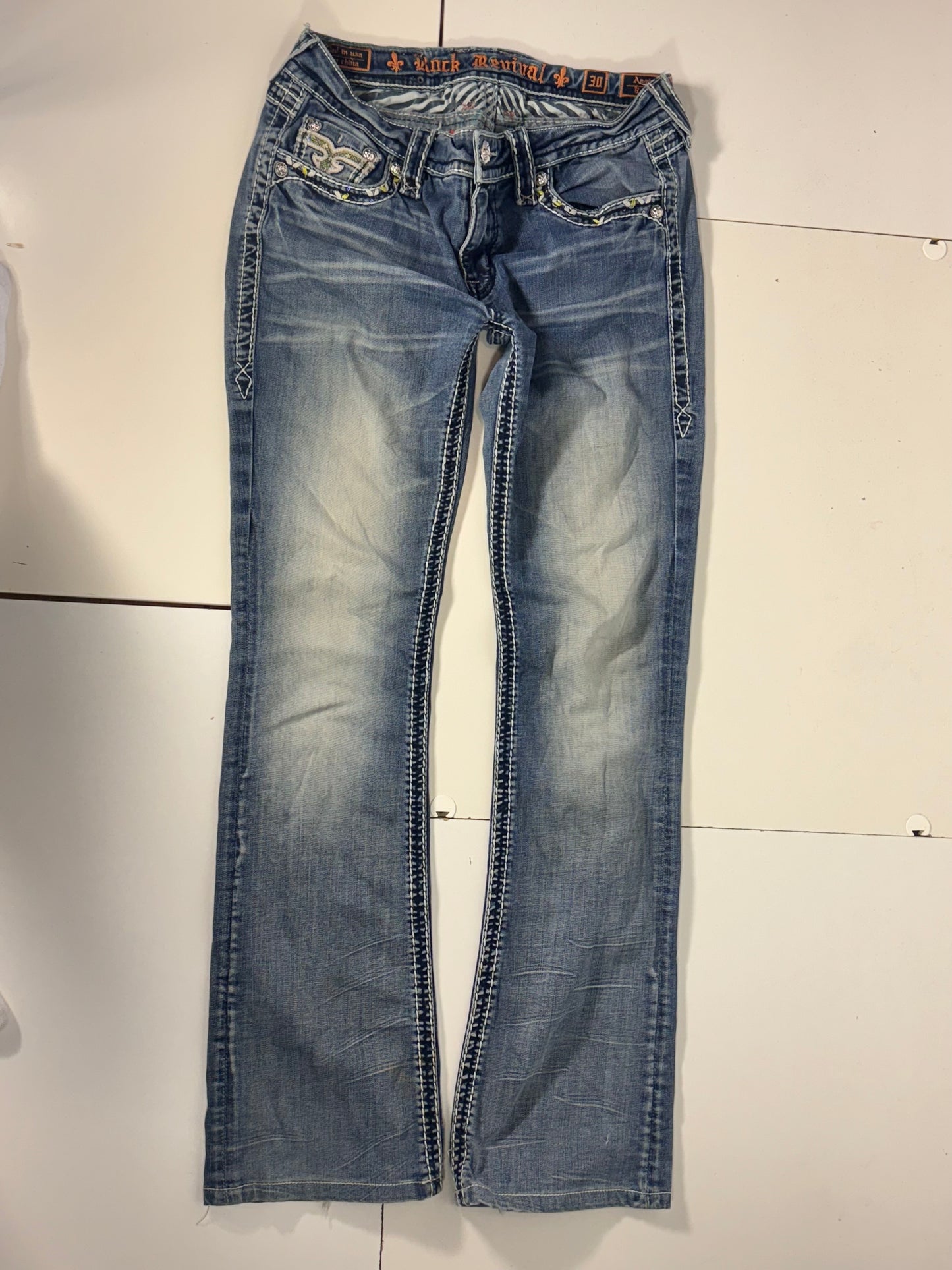 Lågmidjade jeans stl: S/M