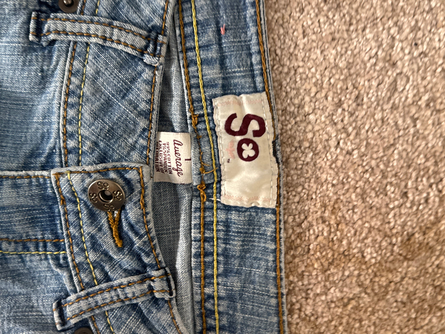 Lågmidjade jeans stl: XXS