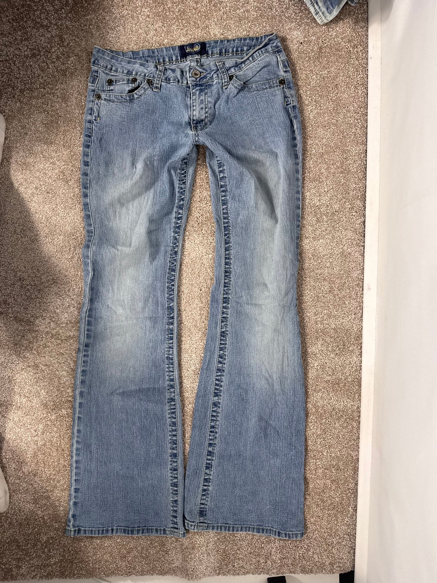 Lavtaljede jeans str: S