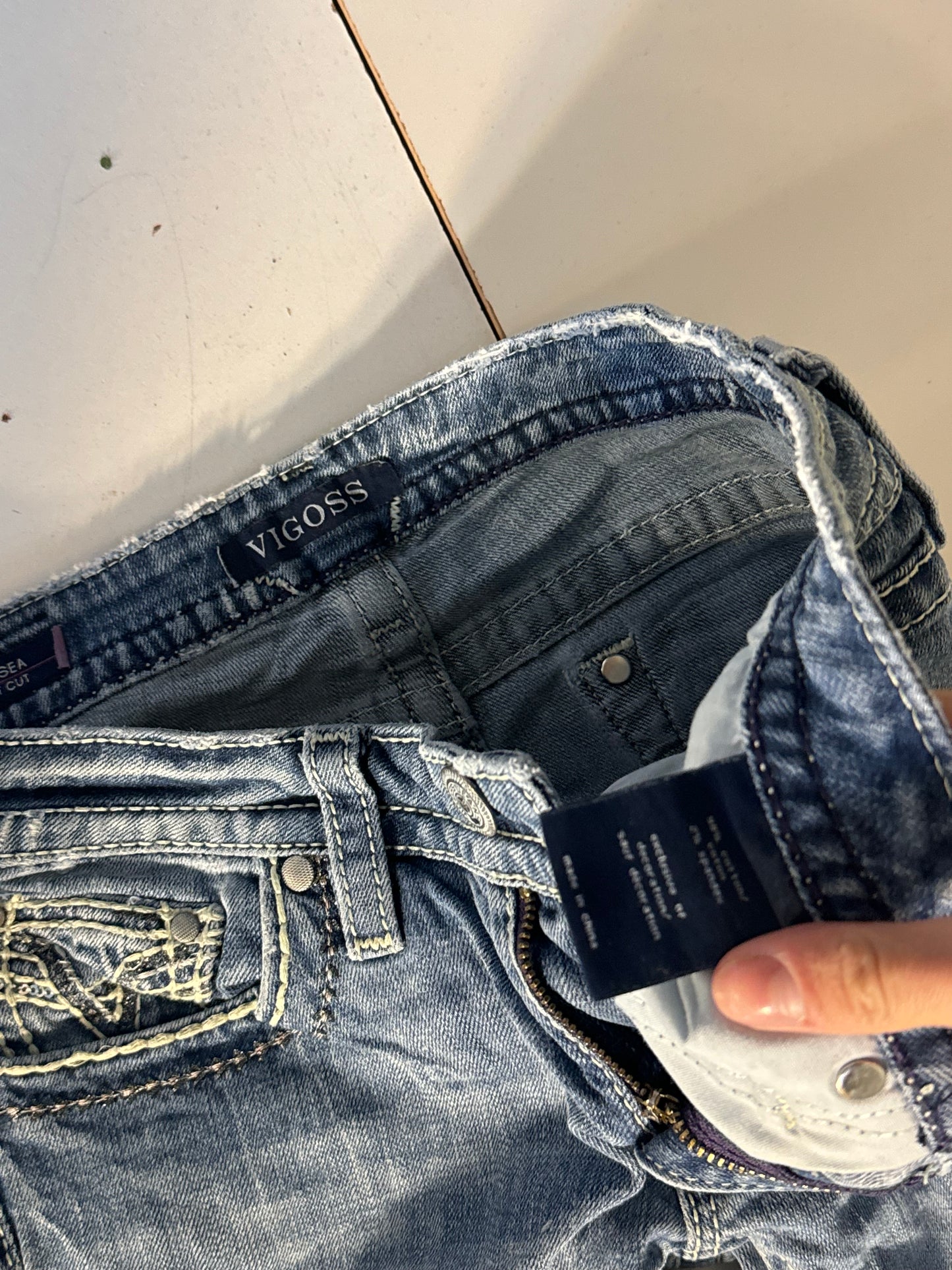 Lågmidjade jeans stl: