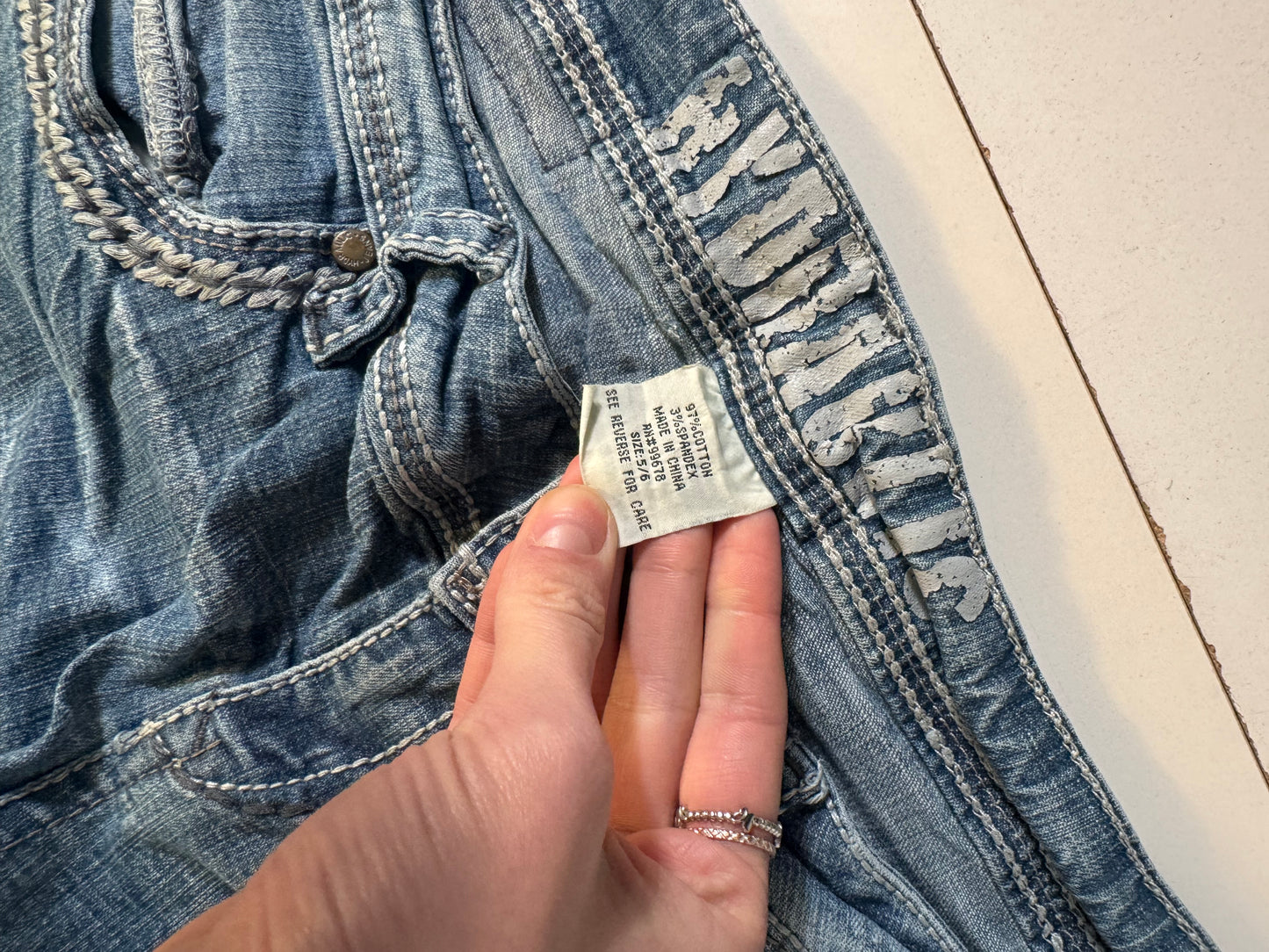Lågmidjade jeans stl: S