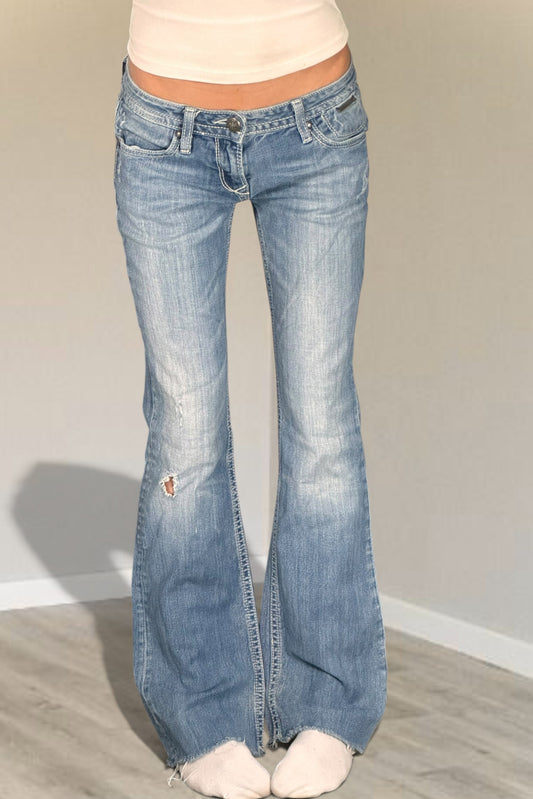 Lågmidjade jeans stl: S