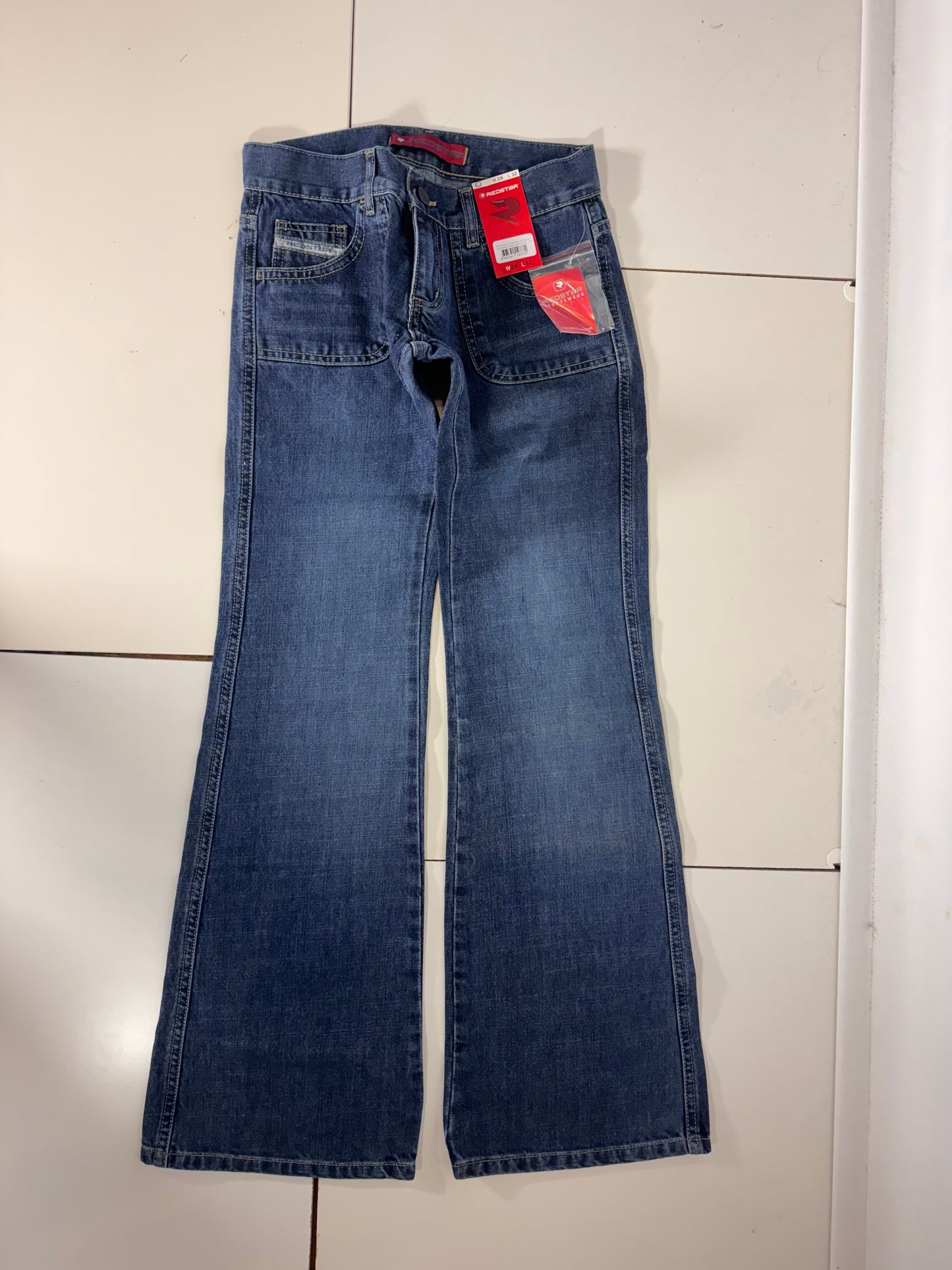 Lågmidjade jeans stl: XXXS (W28/L32)